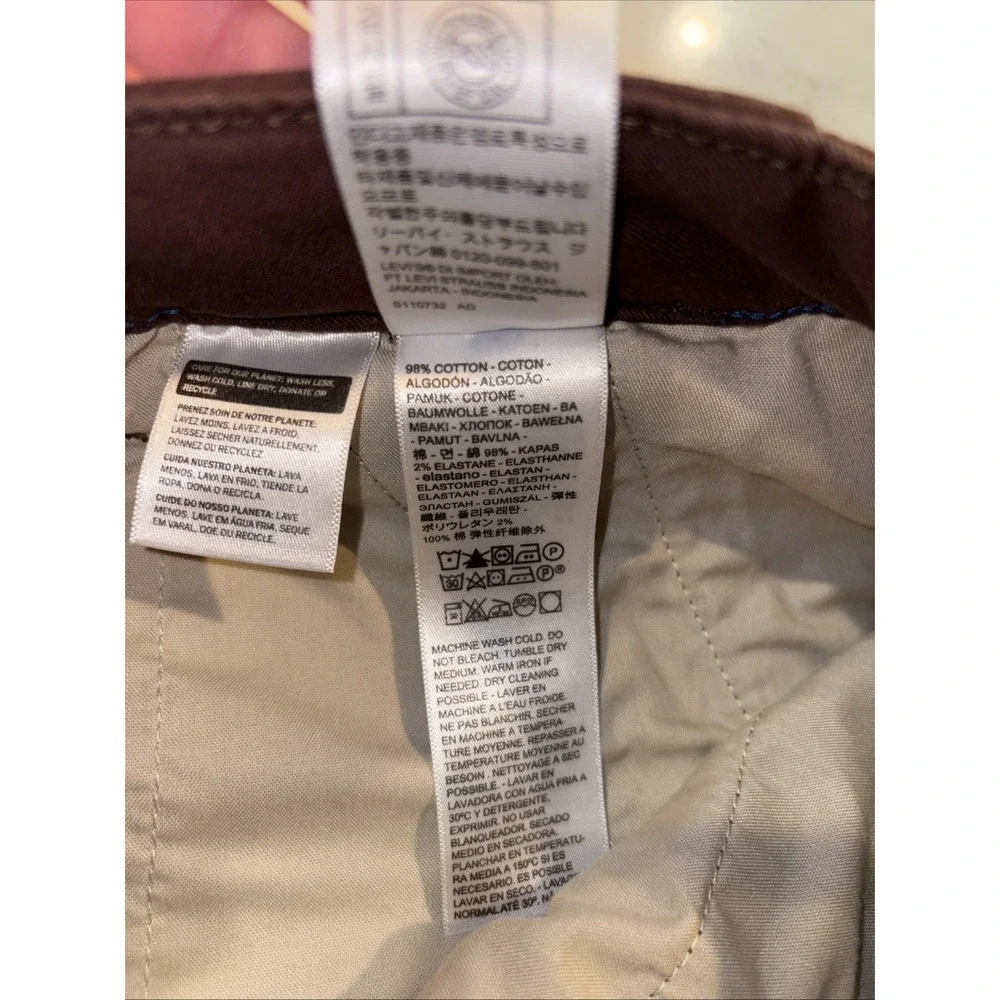 Levi's XX Cargo Taper Jeans Mens 30x30 Brown Cotton‎ Stretch  Utility Streetwear
